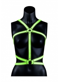 Портупея Body Harness с неоновым эффектом - размер L-XL - Shots Media BV - купить с доставкой в Электростали