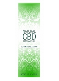 Массажное масло Natural CBD Massage Oil - 50 мл. - Shots Media BV - купить с доставкой в Электростали