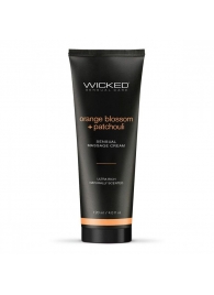 Массажный легкий крем WICKED Orange Blossom plus Patchouli - 120 мл. - Wicked - купить с доставкой в Электростали