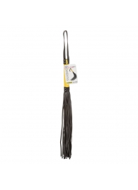 Черная плеть с желтой рукоятью Boundless Flogger - 69,25 см. - California Exotic Novelties - купить с доставкой в Электростали