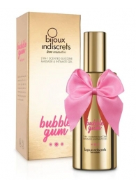 Гель с ароматом жвачки Bubblegum 2-in-1 Scented Silicone Massage And Intimate Gel - 100 мл. - Bijoux Indiscrets - купить с доставкой в Электростали