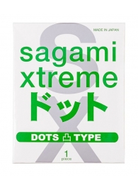 Презерватив Sagami Xtreme Type-E с точками - 1 шт. - Sagami - купить с доставкой в Электростали