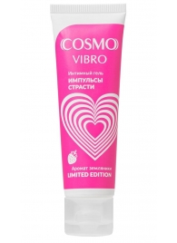 Возбуждающий гель на водно-силиконовой основе Cosmo Vibro с ароматом земляники - 50 гр. - Биоритм - купить с доставкой в Электростали