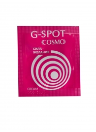 Стимулирующий интимный крем для женщин Cosmo G-spot - 2 гр. - Биоритм - купить с доставкой в Электростали