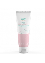 Лубрикант на водной основе Vibe Sensation с клубничным вкусом и легким вибрирующим эффектом - 50 гр. - INTT - купить с доставкой в Электростали