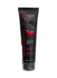 Интимный гель на водной основе Lube Tube Strawberry с клубничным вкусом - 100 мл. - ORGIE - купить с доставкой в Электростали