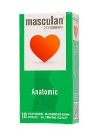 Презервативы анатомической формы Masculan Anatomic - 10 шт. - Masculan - купить с доставкой в Электростали