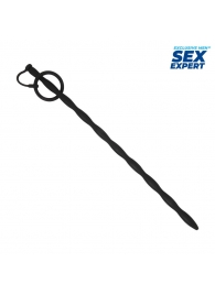 Черный стимулятор уретры Sex Expert - Sex Expert - купить с доставкой в Электростали