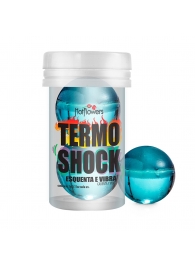 Интимный гель Termo Shock Hot Ball с разогревающе-покалывающим эффектом (2 шарика по 3 гр.) - HotFlowers - купить с доставкой в Электростали