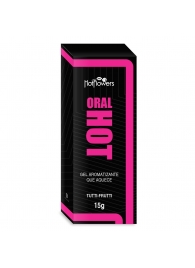 Гель для оральных ласк Oral Hot с согревающим эффектом - 15 гр. - HotFlowers - купить с доставкой в Электростали