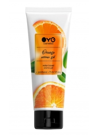 Лубрикант на водной основе OYO Aroma Gel Orange с ароматом апельсина - 75 мл. - OYO - купить с доставкой в Электростали