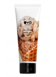 Лубрикант на водной основе OYO Aroma Gel Ice Cream с ароматом пломбира - 75 мл. - OYO - купить с доставкой в Электростали