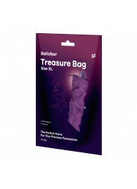 Фиолетовый мешочек для хранения игрушек Treasure Bag XL - Satisfyer - купить с доставкой в Электростали