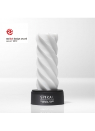 Белый 3D мастурбатор SPIRAL - Tenga - в Электростали купить с доставкой