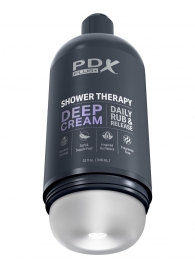 Мастурбатор в бутылке Shower Therapy Deep Cream - Pipedream - в Электростали купить с доставкой