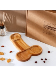 Деревянное блюдо для подачи в форме члена (32,5 х 20 х 1,7 см) - Сима-Ленд - купить с доставкой в Электростали