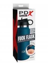 Мастурбатор-вагина в синей колбе F*ck Flask - Pipedream - в Электростали купить с доставкой