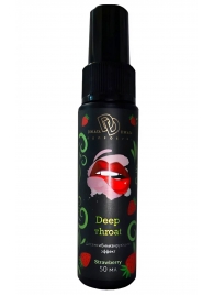 Спрей для горла Deep Throat с десенсибилизирующим эффектом и вкусом клубники - 50 мл. - БиоМед - купить с доставкой в Электростали