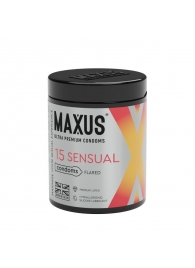 Анатомические презервативы MAXUS Sensual - 15 шт. - Maxus - купить с доставкой в Электростали