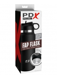 Черный мастурбатор в виде бутылки Fap Flask - Pipedream - в Электростали купить с доставкой