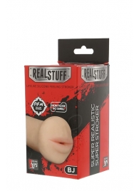 Нежный мастурбатор-ротик REALSTUFF 5INCH MASTURBATOR BJ - Dream Toys - в Электростали купить с доставкой