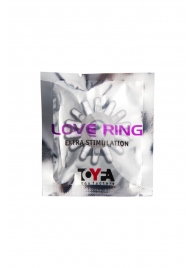 Прозрачное гелевое эрекционное кольцо с шипиками - Toyfa Basic - в Электростали купить с доставкой