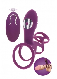 Фиолетовая эрекционная вибронасадка Halo Halo C-Ring Sleeve - Toy Joy - в Электростали купить с доставкой