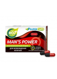 Возбуждающее средство Man’s power - 10 капсул (+1 в подарок) - SuperCaps - купить с доставкой в Электростали