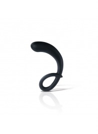 Черный массажер простаты Curving Curt - 13 см. - MyStim - купить с доставкой в Электростали