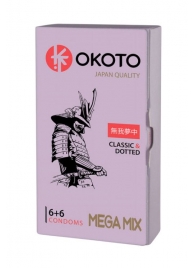 Презервативы OKOTO Mega Mix - 12 шт. - Sitabella - купить с доставкой в Электростали