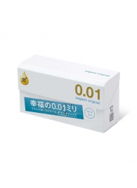 Увлажнённые презервативы Sagami Original 0.01 Extra Lub - 12 шт. - Sagami - купить с доставкой в Электростали