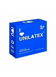 Классические презервативы Unilatex Natural Plain - 3 шт. - Unilatex - купить с доставкой в Электростали