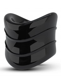 Черное эрекционное кольцо на мошонку Beef Ball Stretcher Snug X Long - Blush Novelties - в Электростали купить с доставкой