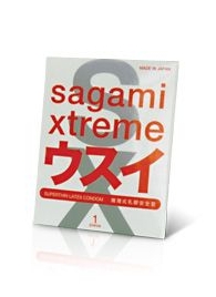 Ультратонкий презерватив Sagami Xtreme SUPERTHIN - 1 шт. - Sagami - купить с доставкой в Электростали