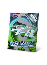Презерватив Sagami Xtreme Mint с ароматом мяты - 1 шт. - Sagami - купить с доставкой в Электростали
