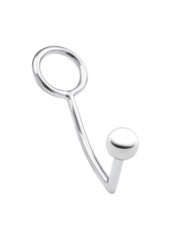 Кольцо на пенис с анальным стимулятором Stainless Steel Anal Hook   Cock Ring - BlueLine - в Электростали купить с доставкой