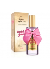 Разогревающее массажное масло Light My Fire Bubble Gum с ароматом бабл-гам - 100 мл. - Bijoux Indiscrets - купить с доставкой в Электростали
