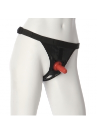 Трусики со штырьком для фиксации насадок Ultra Harness with Plug - Doc Johnson - купить с доставкой в Электростали