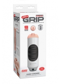 Мастурбатор-вагина Extreme Toyz Mega Grip Vibrating Stroker Mouth - Pipedream - в Электростали купить с доставкой