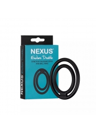 Черное двойное эрекционное кольцо Nexus Enduro Double - Nexus Range - в Электростали купить с доставкой