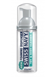Очищающая пенка для игрушек и тела Toy   Body Cleaner Foamer - 47 мл. - Swiss navy - купить с доставкой в Электростали