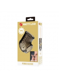 Дымчатая насадка на пенис и мошонку - Baile - в Электростали купить с доставкой