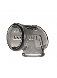 Дымчатая насадка на пенис и мошонку - Baile - в Электростали купить с доставкой