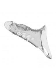 Прозрачная насадка на пенис - 22 см. - Baile - в Электростали купить с доставкой