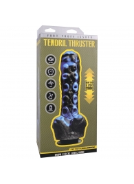 Черно-синяя мини-машина на присоске Tendril Thruster - 21,6 см. - Doc Johnson - купить с доставкой в Электростали