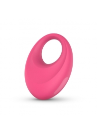 Розовое интерактивное эрекционное виброкольцо Leo - Easy toys - в Электростали купить с доставкой