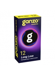 Презервативы с анестетиком для продления удовольствия Ganzo Long Love - 12 шт. - Ganzo - купить с доставкой в Электростали