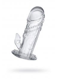 Прозрачная насадка на пенис Uco - 13 см. - A-toys - в Электростали купить с доставкой