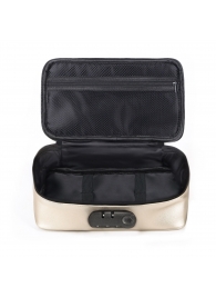 Золотистая сумочка для хранения игрушек Discreet Box - Dorcel - купить с доставкой в Электростали