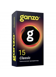 Классические презервативы с обильной смазкой Ganzo Classic - 15 шт. - Ganzo - купить с доставкой в Электростали